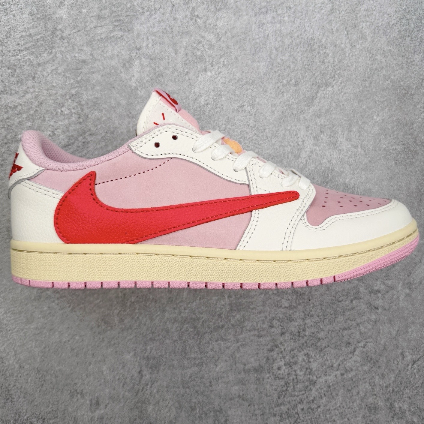Travis Scott x Air Jordan AJ1 Low OG SPTS联名倒钩低帮 粉红 I