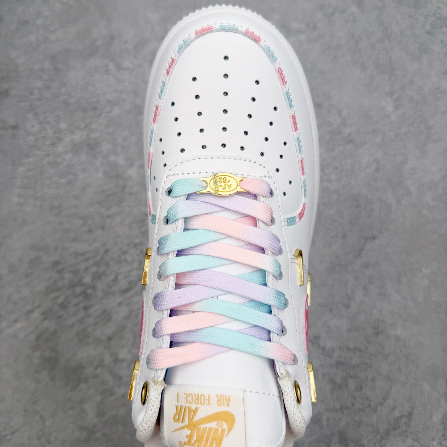 NK Air Force 1´07 Low 空军一号百搭休闲运动板鞋 DIY得物定制配色 柔软、弹性十足
