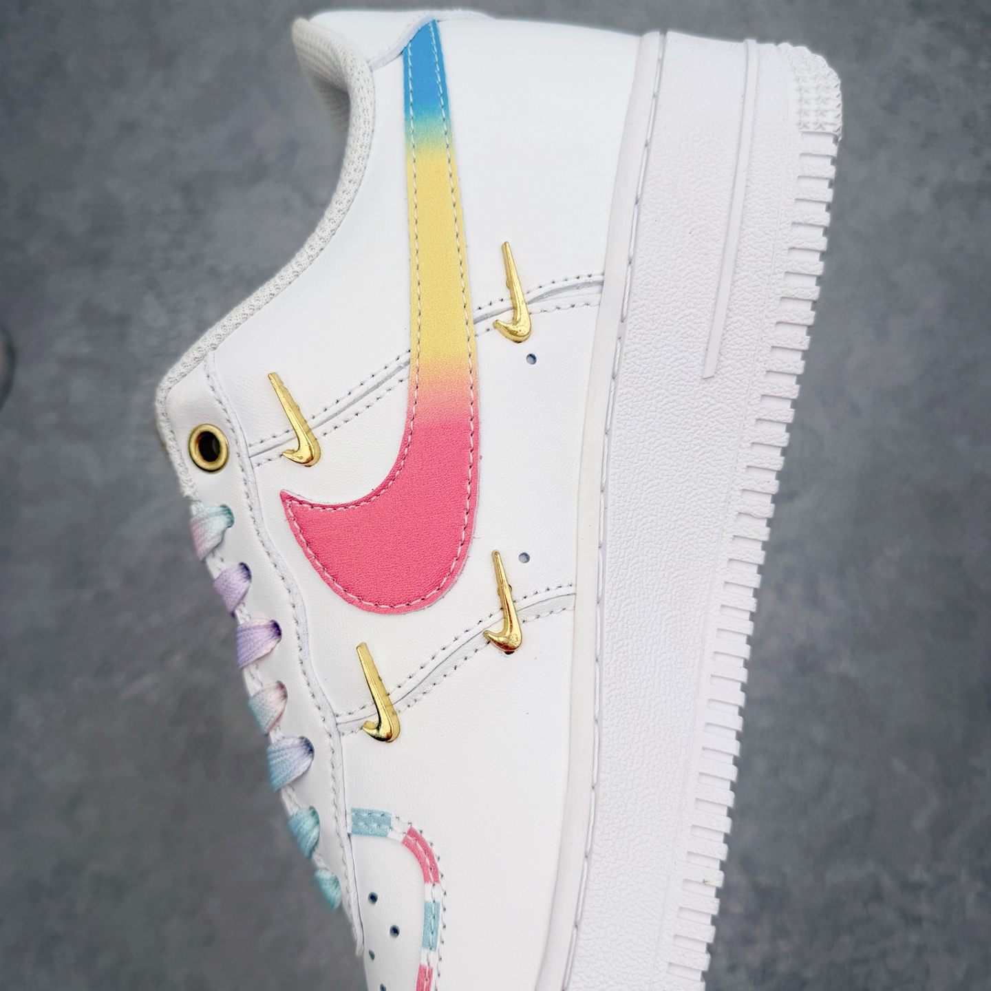 NK Air Force 1´07 Low 空军一号百搭休闲运动板鞋 DIY得物定制配色 柔软、弹性十足