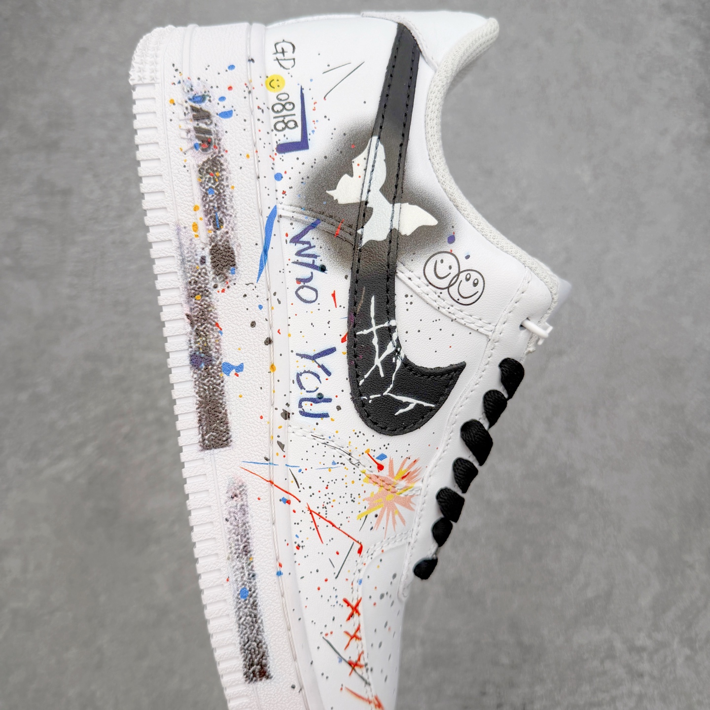 NK Air Force 1´07 Low 空军一号百搭休闲运动板鞋 DIY得物定制配色 柔软、弹性十足