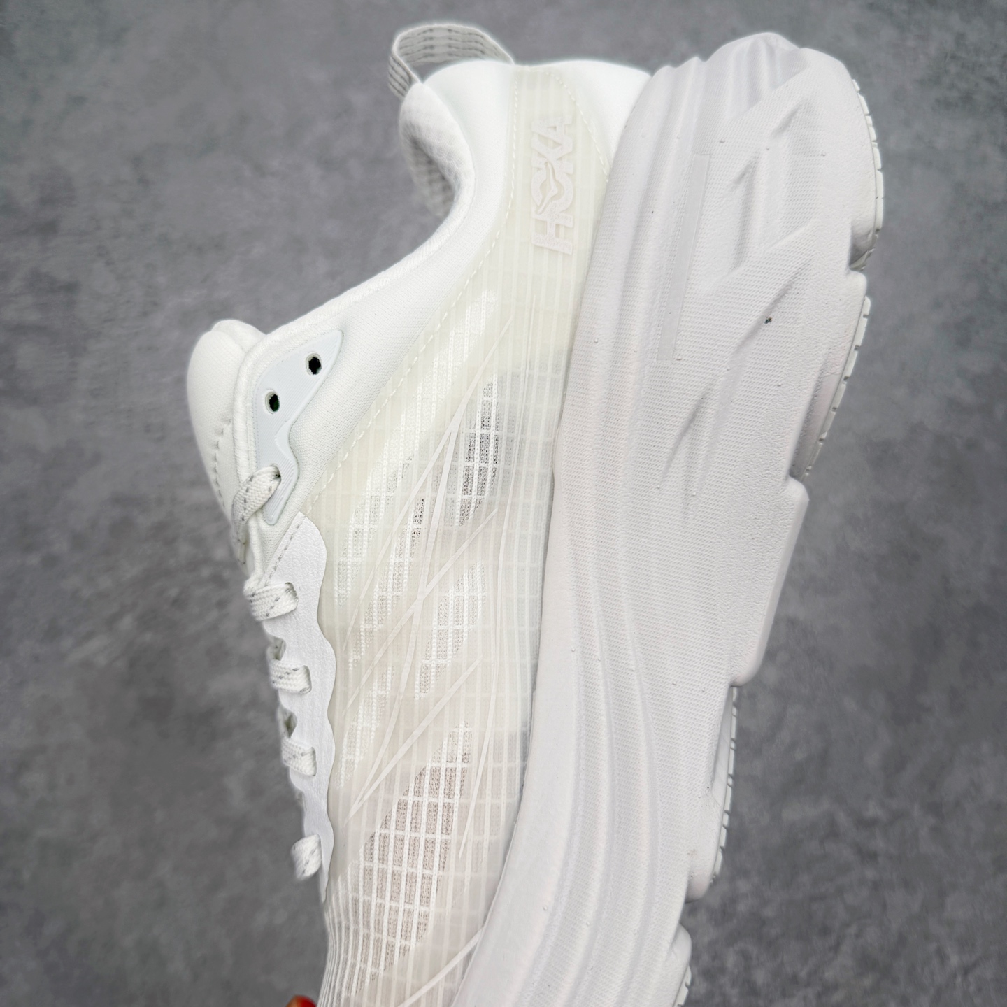 ＃HK纯原 HOKA ONE ONE Bondi 8 专业性能减震公路跑步鞋 美国特供批次 轻盈透气的针