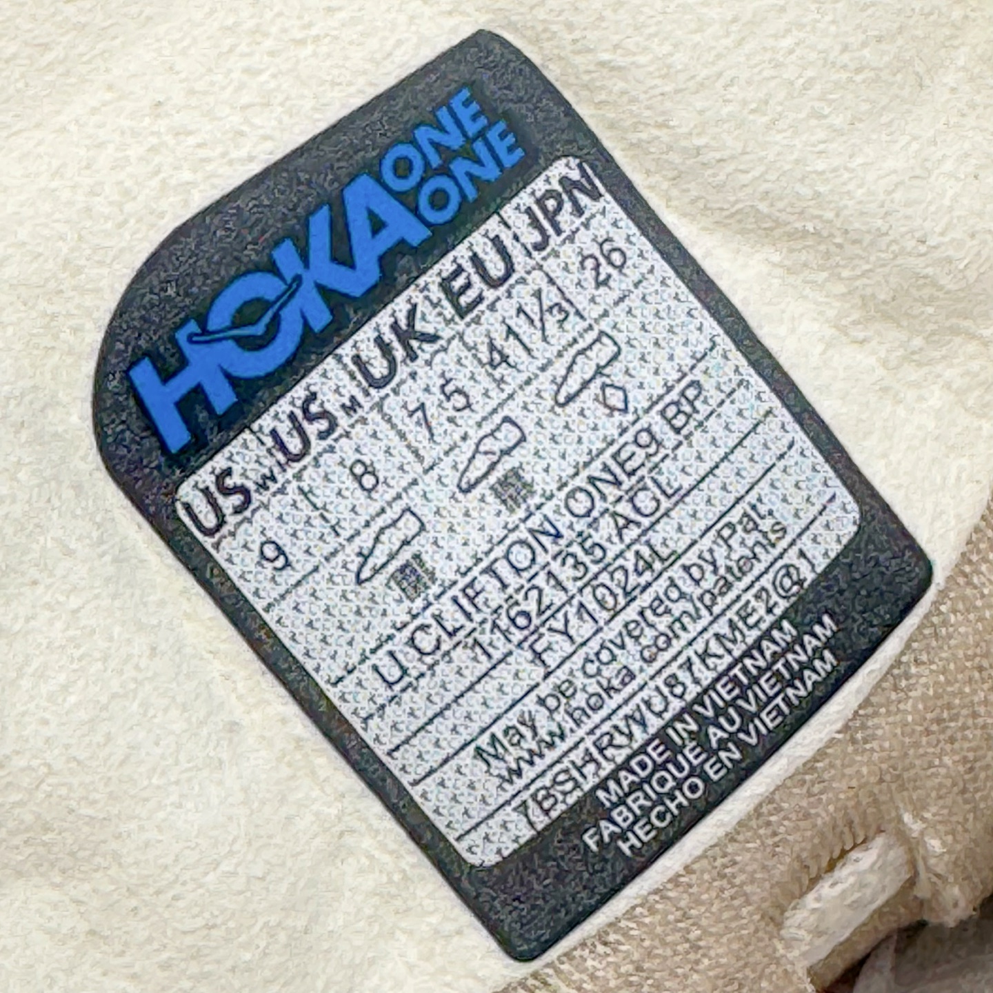 ＃HK纯原 HOKA ONE ONE Clifton One克里夫顿9代联名款专业性能减震公路跑步鞋 美