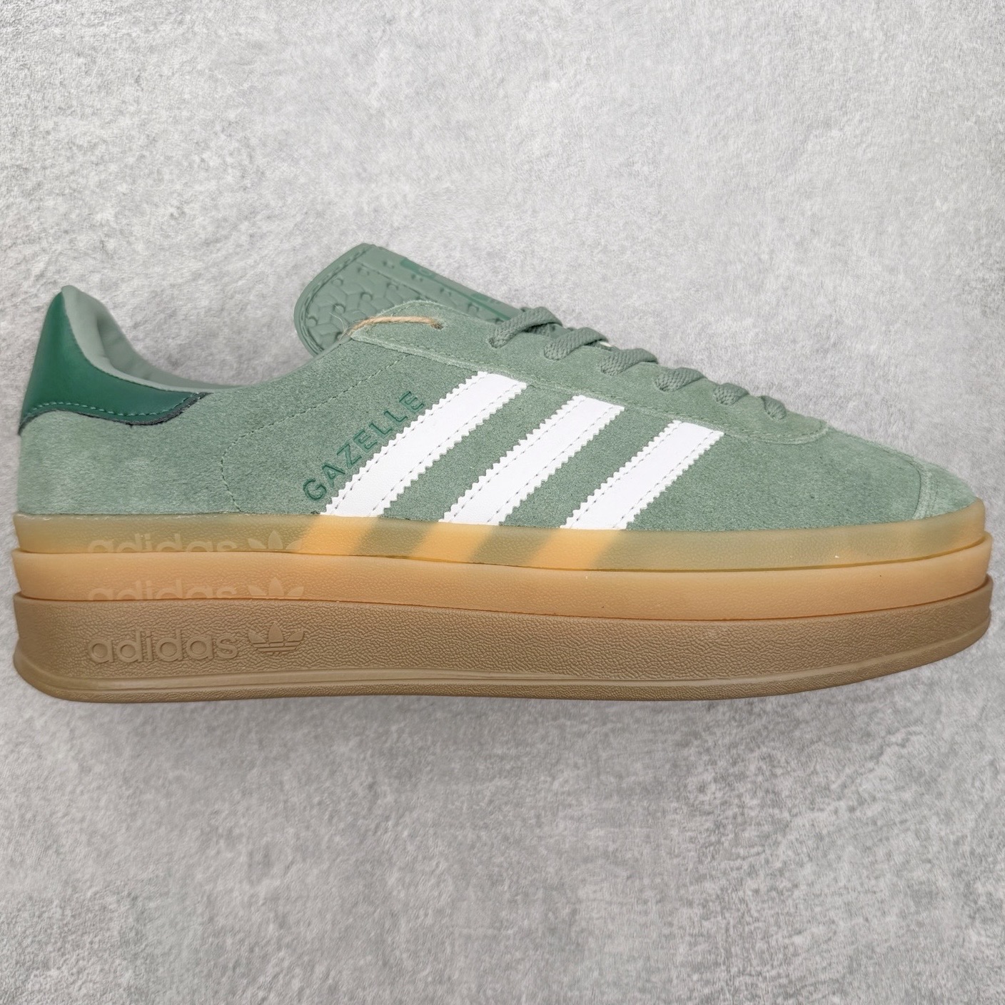 ＃CS纯原福利‼️ AD Originals Gazelle Bold W 羚羊松糕系列复古百搭厚底增高低帮休闲运动板鞋