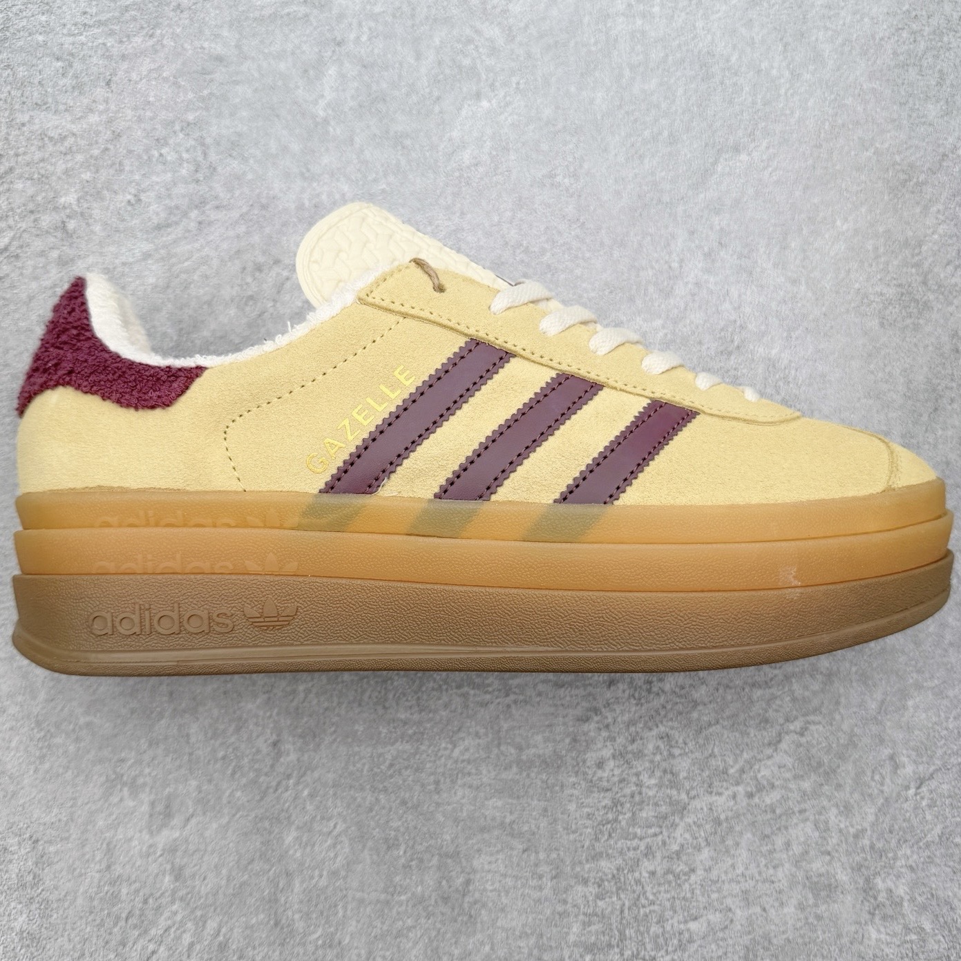 ＃CS纯原福利‼️ AD Originals Gazelle Bold W 羚羊松糕系列复古百搭厚底增高低帮休闲运动板鞋