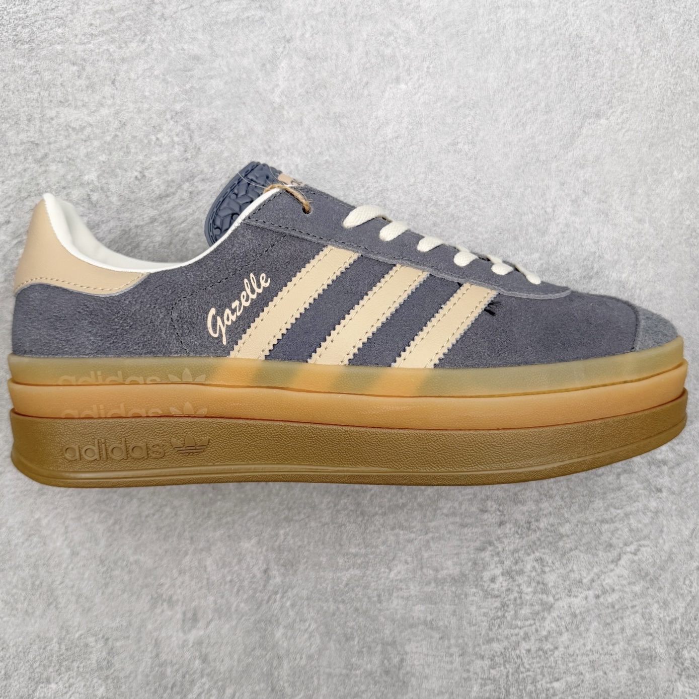 ＃CS纯原福利‼️ AD Originals Gazelle Bold W 羚羊松糕系列复古百搭厚底增高低帮休闲运动板鞋