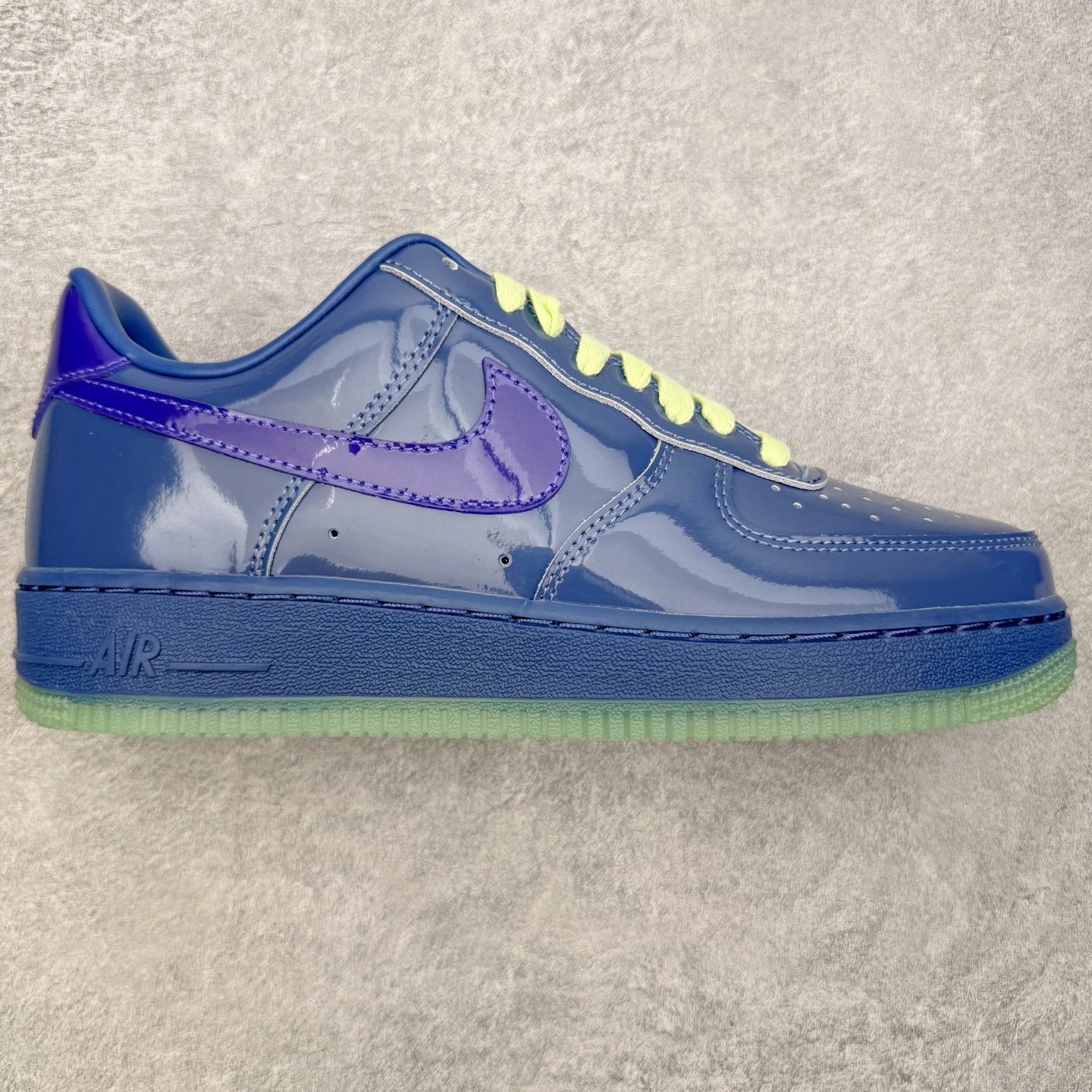 ＃SF外贸特供 NK AIR Force 1 Low 空军一号漆皮 蓝紫 IO4489-400 独家全新2026档案数据