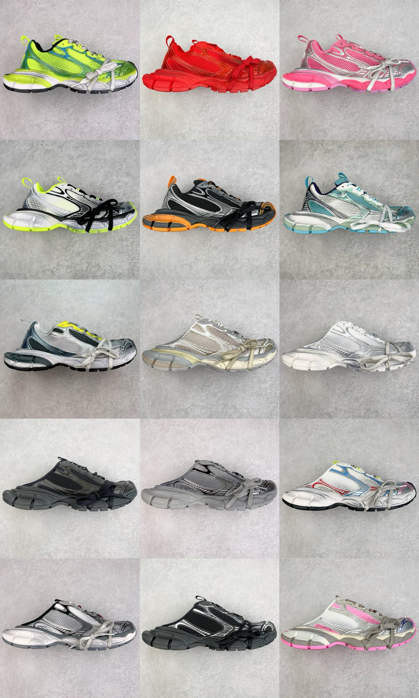 ＃TG福利放漏‼️ BALENCIAGA 3XL Sneakers 巴黎世家十代网布系带低帮走秀复古老爹鞋 配套套现全码