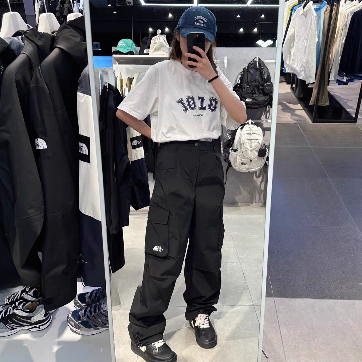 Outdoor Comfort: TNF New Falls North Pants with Premium Cotton and Natural Colors - 图片 7