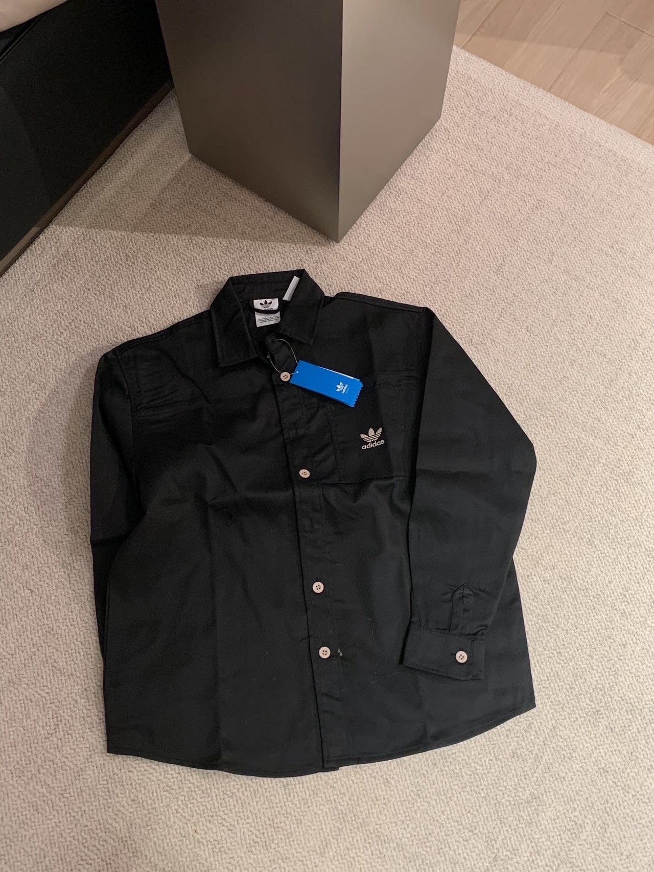 QX 7473 Embroidered Retro Shirt: Perfect Style and Comfort in Black Quaker. - 图片 2