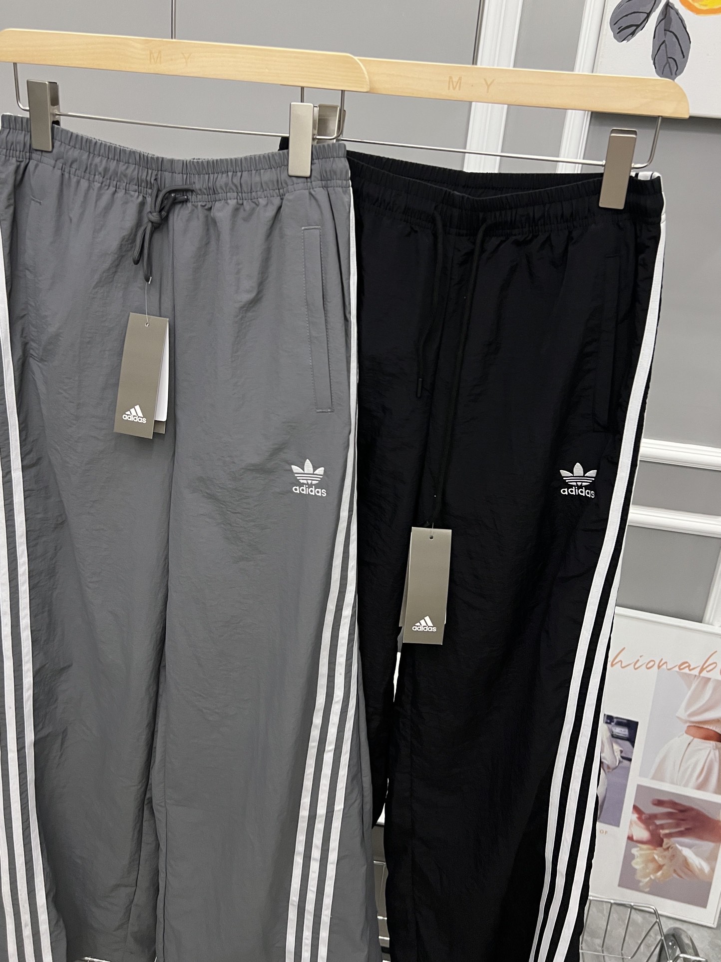 Section number: QX 7478 3-barrel pants for AD/Ten-heraf Colour: Black Grey Sizess-xl - 图片 9