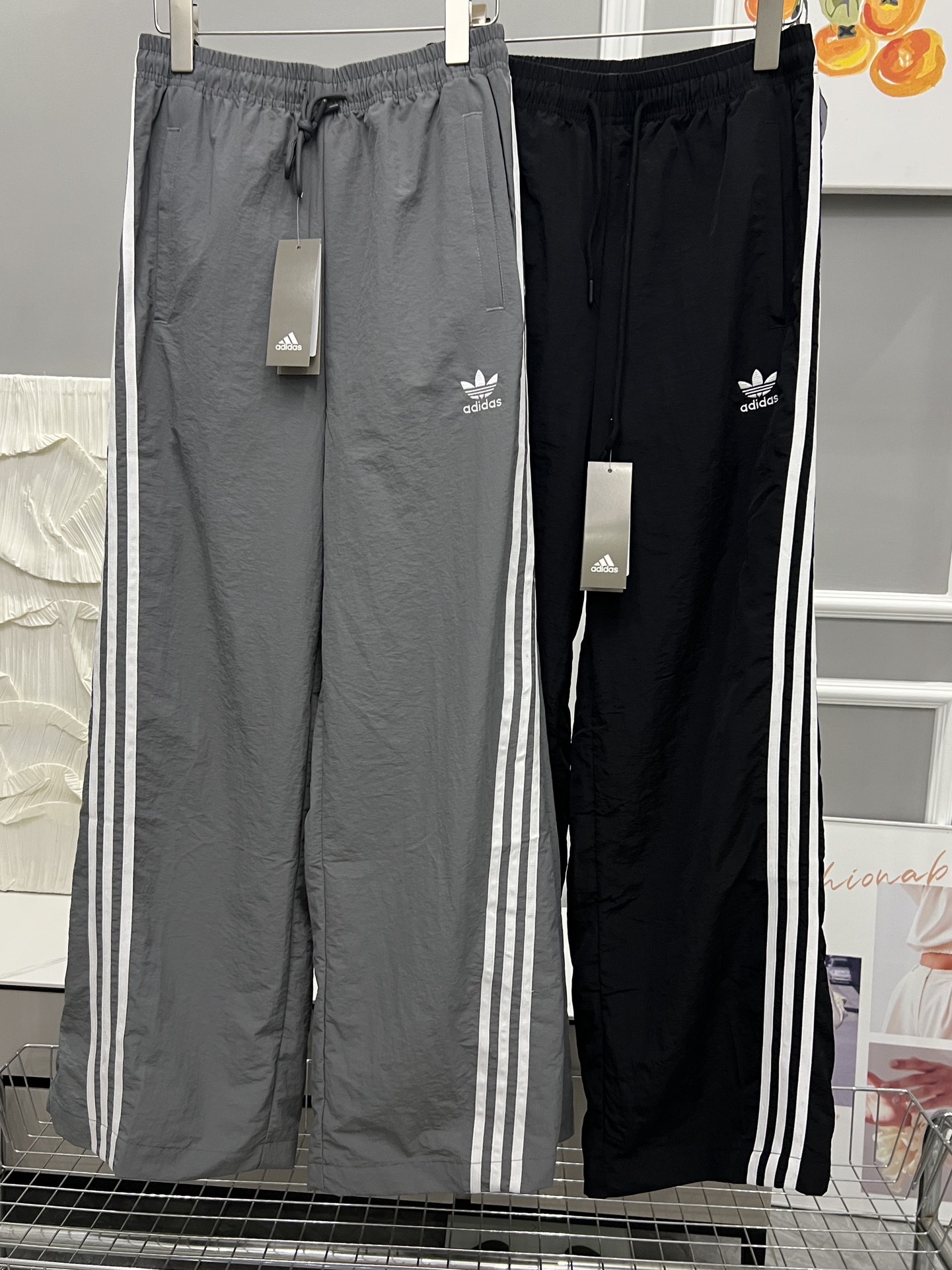 Section number: QX 7478 3-barrel pants for AD/Ten-heraf Colour: Black Grey Sizess-xl - 图片 2