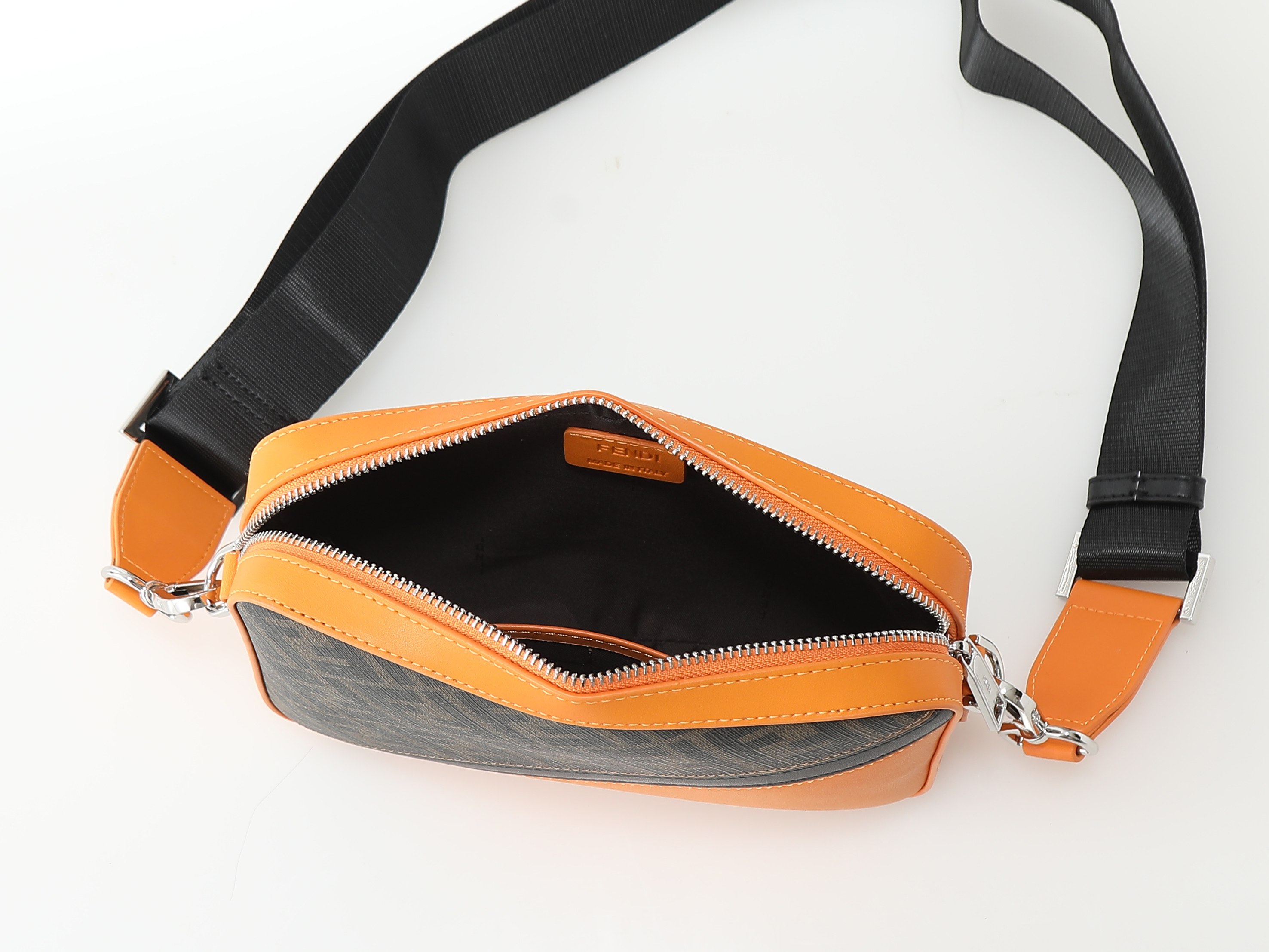 FFデザイン コンパクトオレンジイエローバッグ