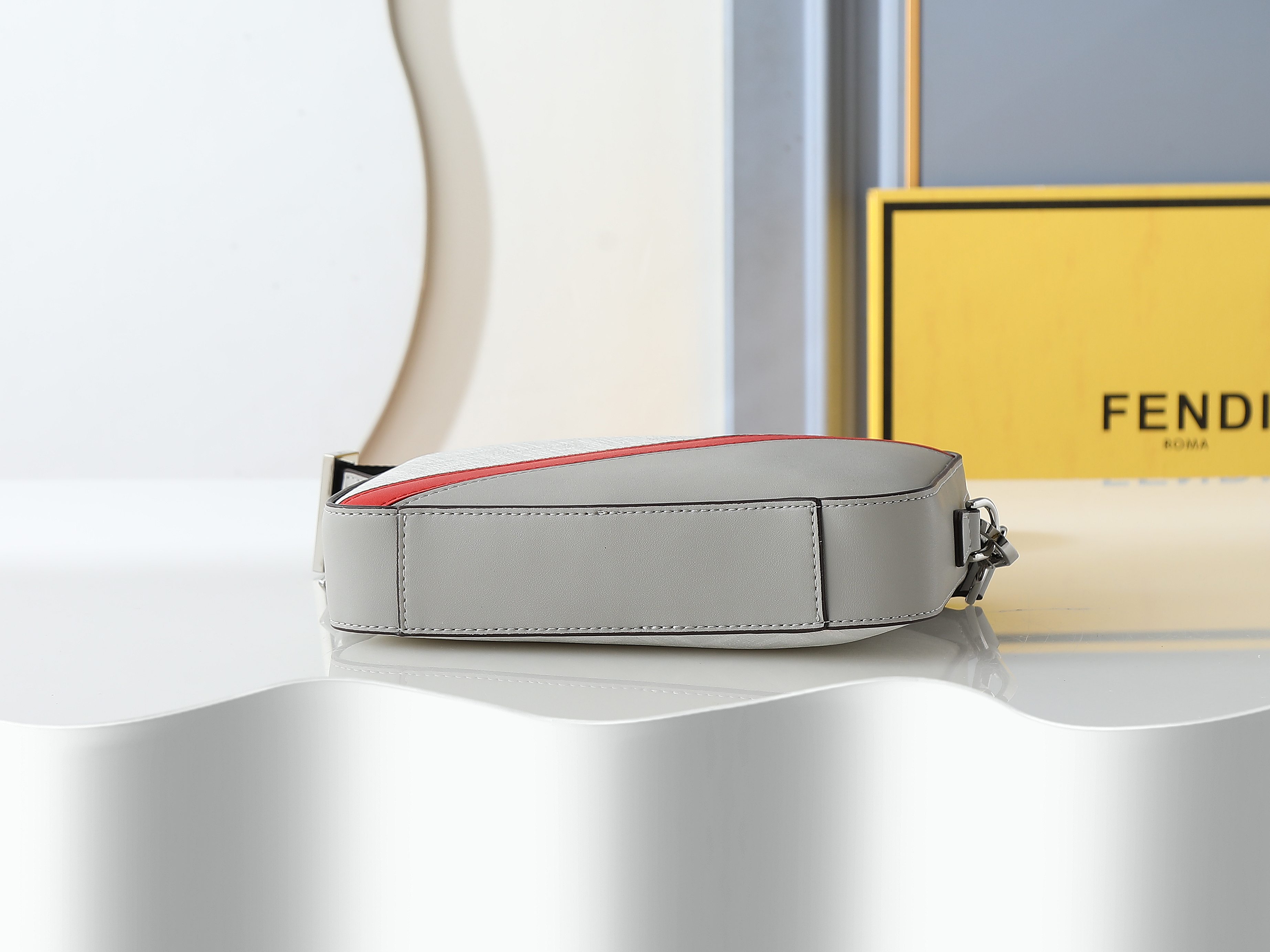 F7M0286 Compact Shoulder Bag with FF Pattern