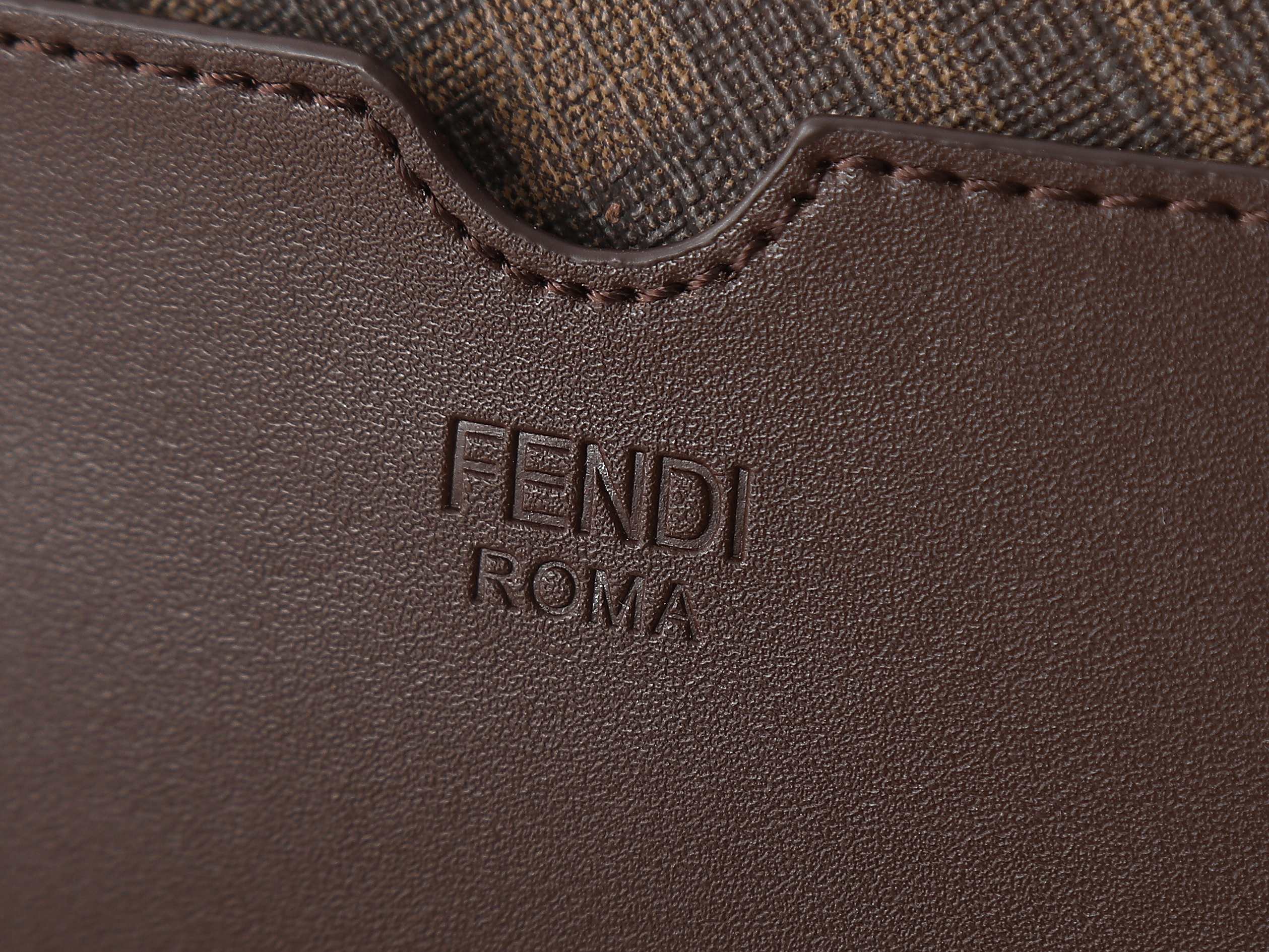 Fendi 老花シルクプリント コンパクト単肩バッグ