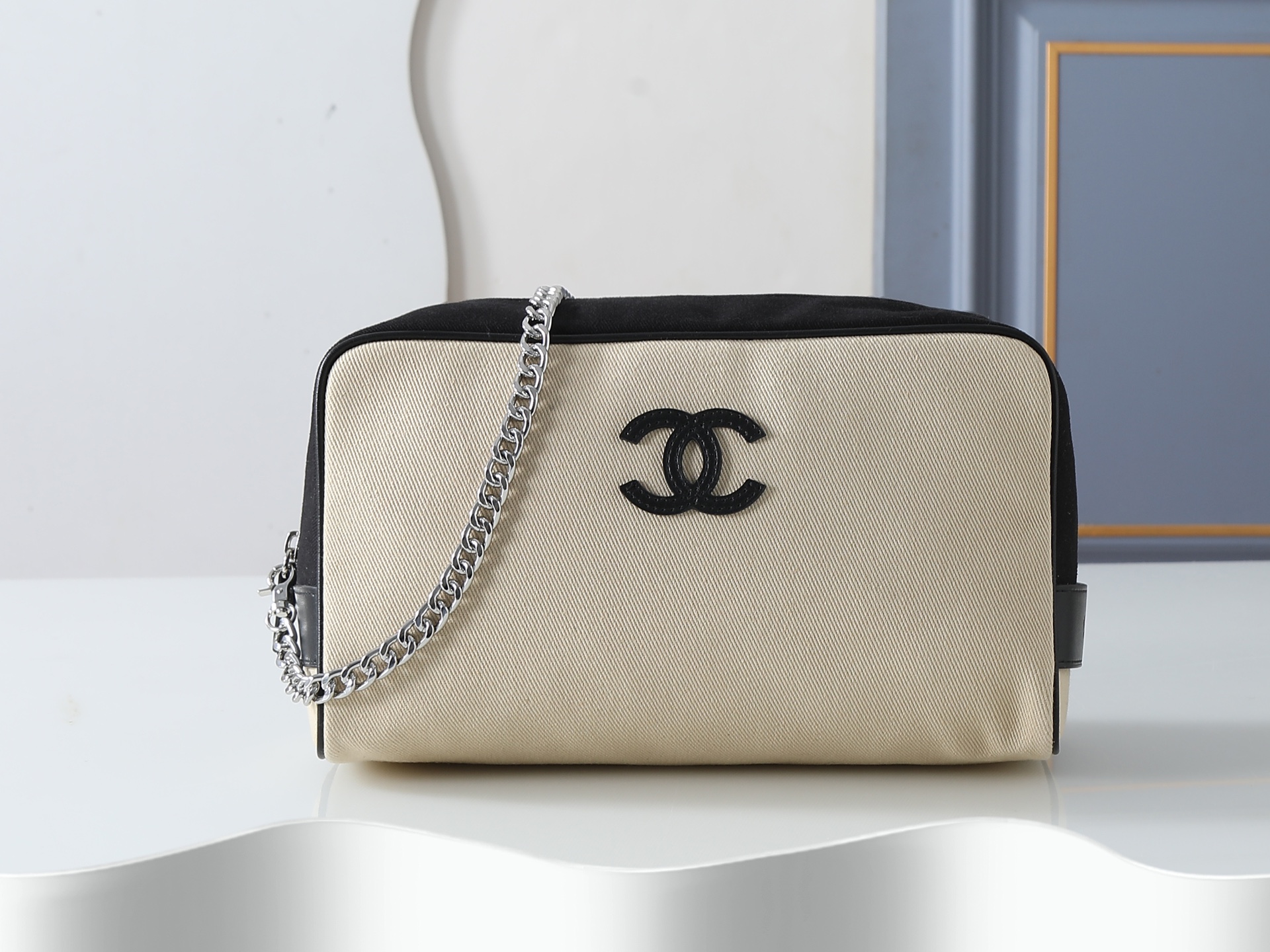 款号5267杏色大号 CHANEL 香奈儿 26M coco- Beach 沙滩系列 经典双C logo