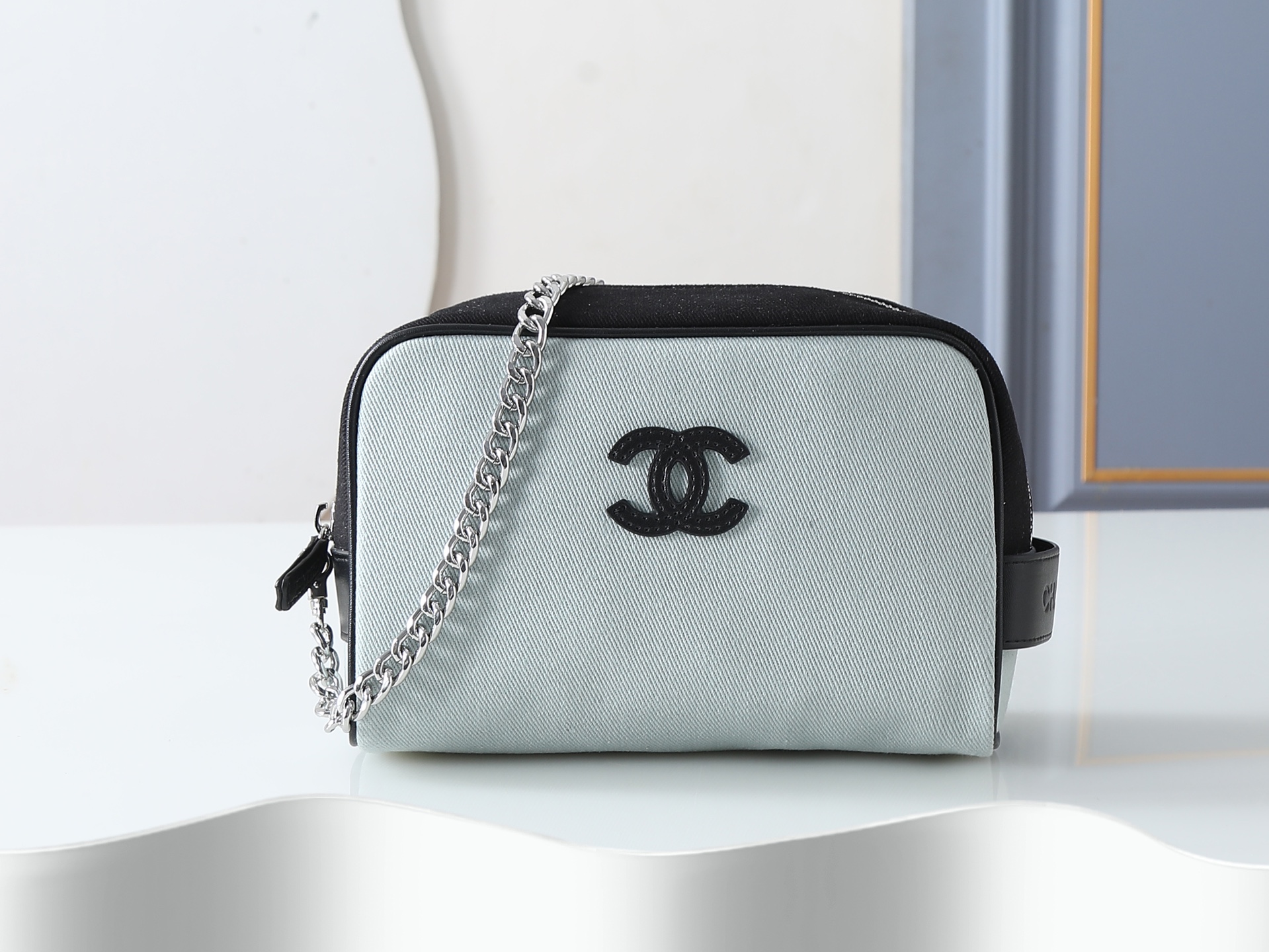 款号5226蓝色小号 CHANEL 香奈儿 26M coco- Beach 沙滩系列 经典双C logo