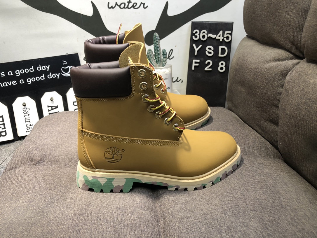 130💰 添柏岚 天伯伦 靴子 Timberland 高帮登山徒步时尚百搭休闲鞋 YSDF28