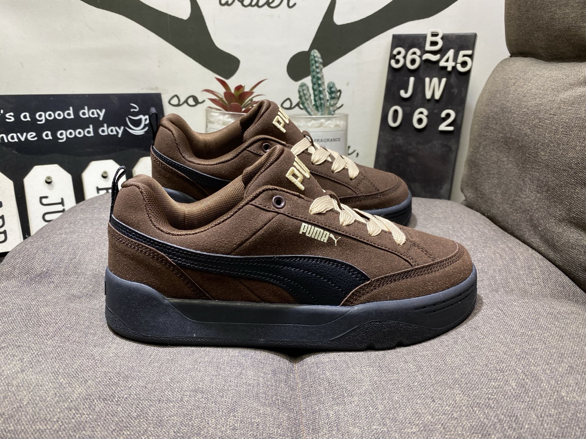 95💰真标半码 PUMA/彪马Park Lifestyle SK8 2025新款休闲面包鞋JW062
