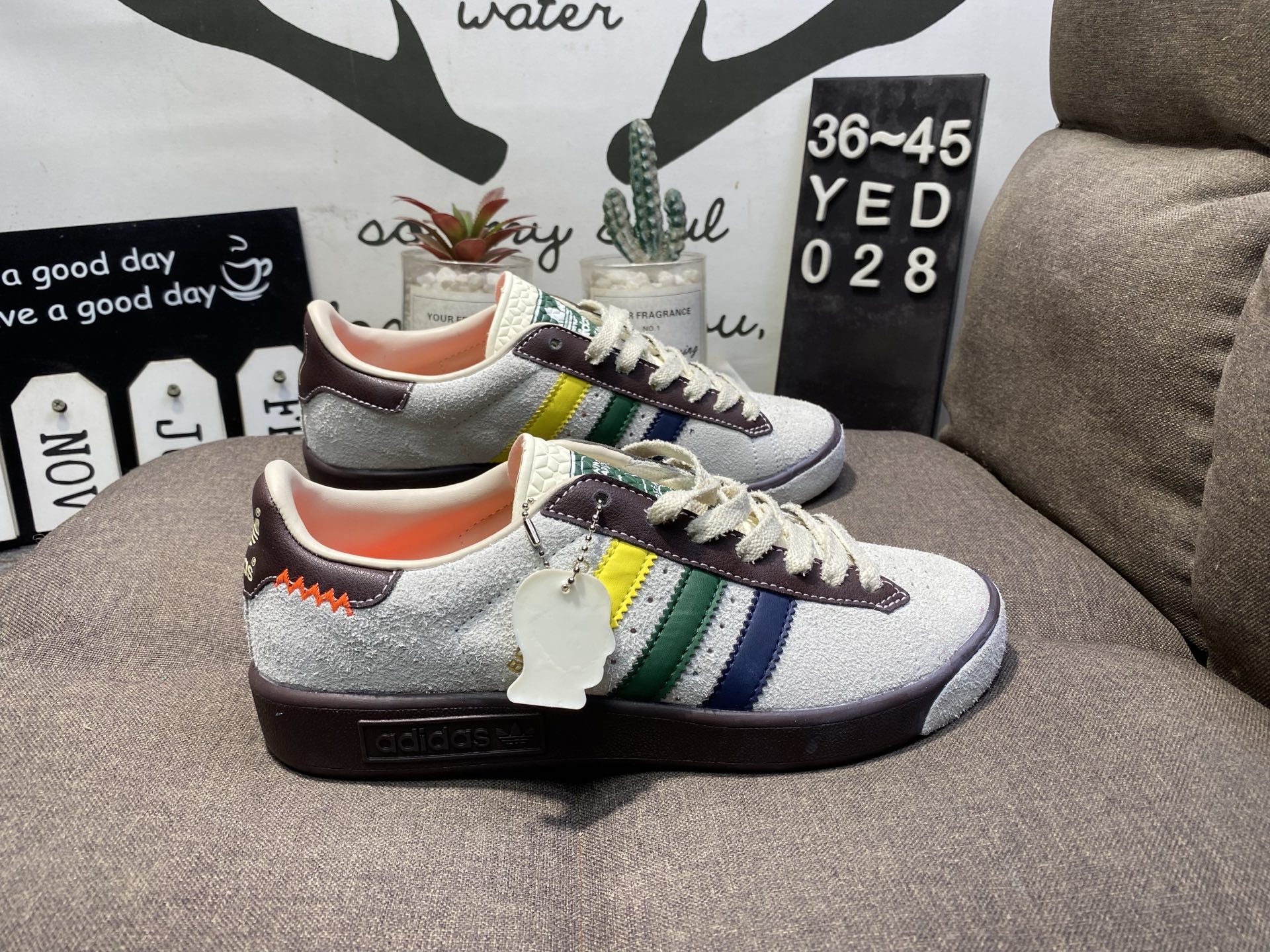 阿迪达斯Adidas Forest Hills x Brain Dead联名休闲时尚复古板鞋36-45