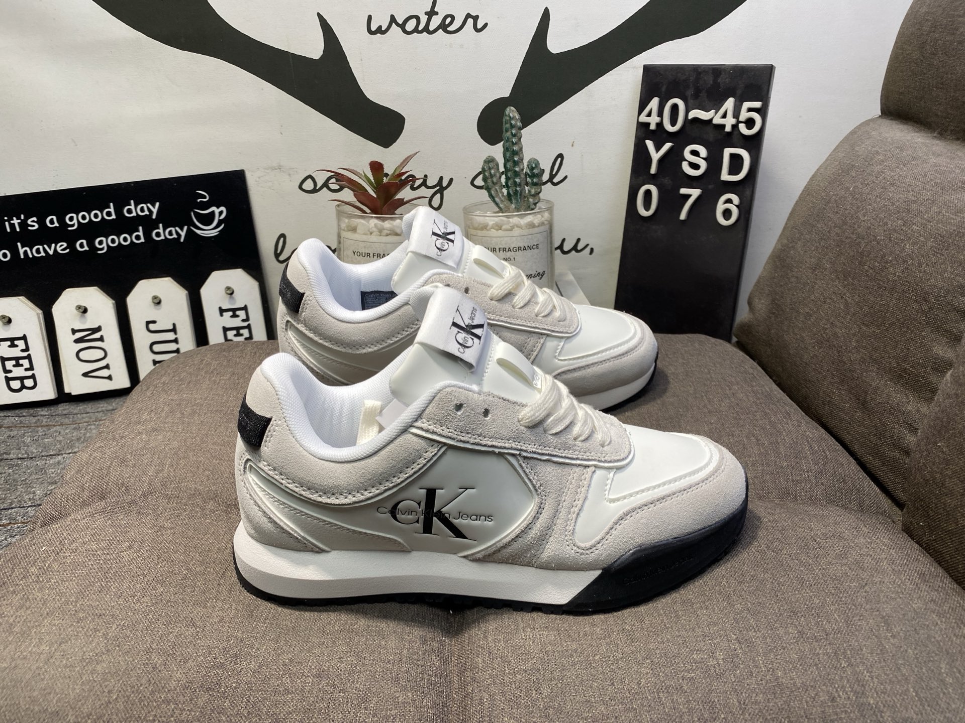 130💰 Calvin Klein/凯文克莱ck麂皮休闲运动鞋 YSD076