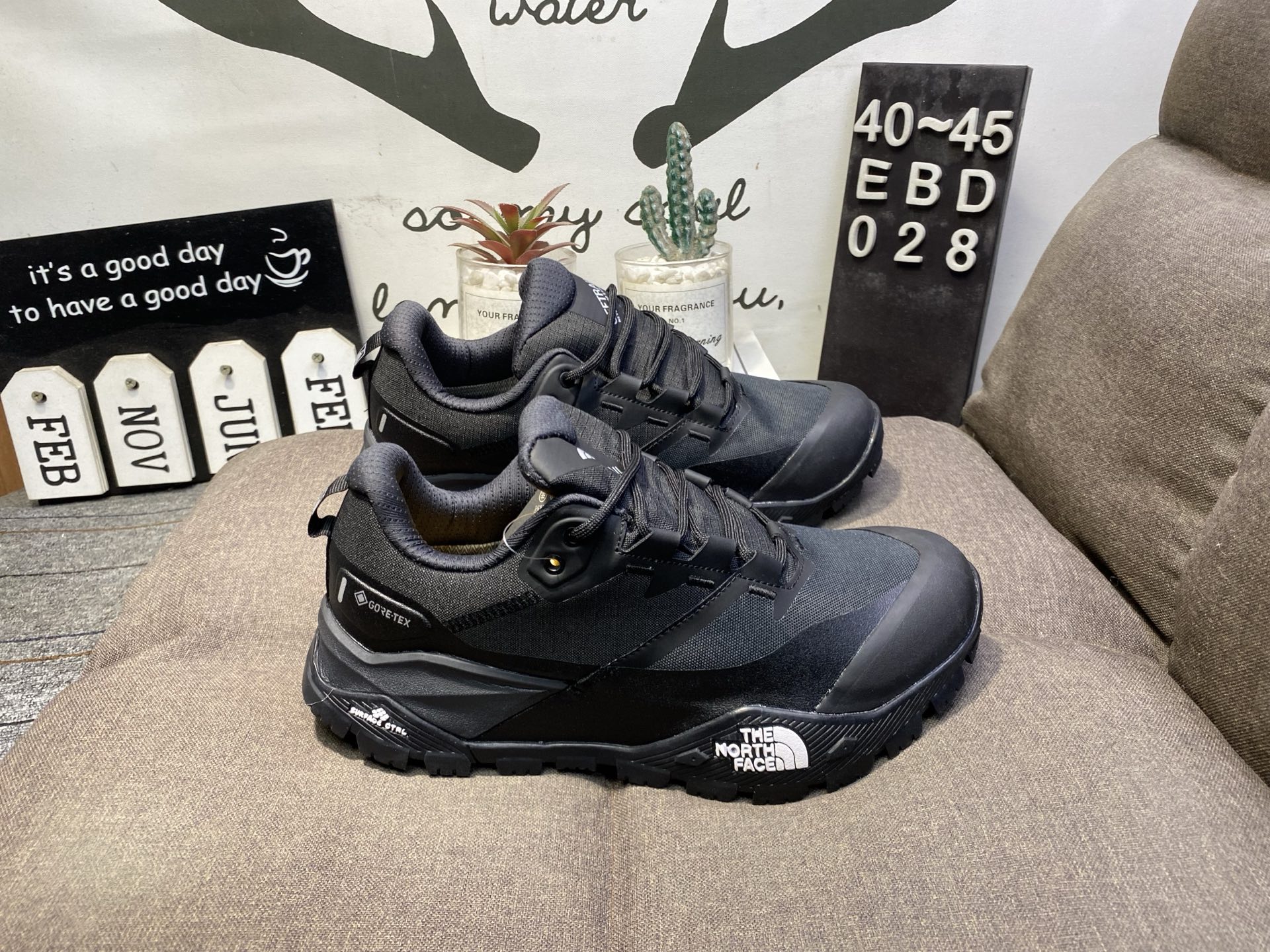 公司级纯原The North Face Offtrail Hike北面轻质防水缓震男士户外越野跑鞋40-45
