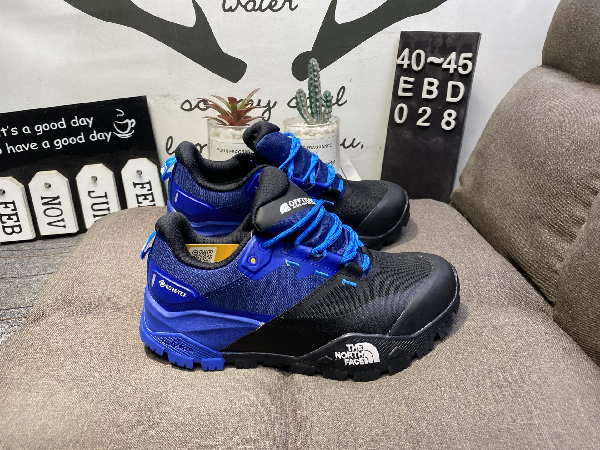 公司级纯原The North Face Offtrail Hike北面轻质防水缓震男士户外越野跑鞋40-45