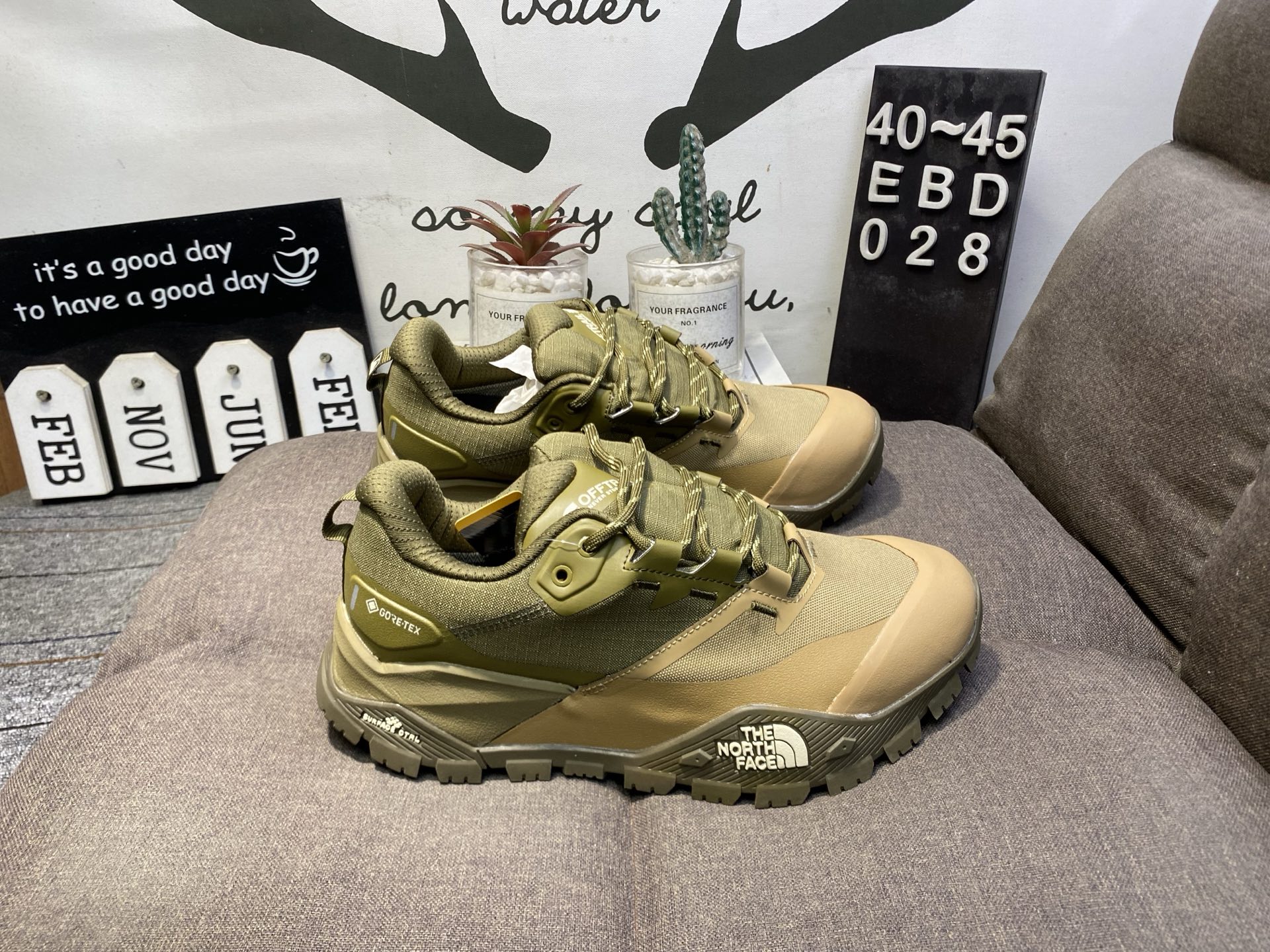 公司级纯原The North Face Offtrail Hike北面轻质防水缓震男士户外越野跑鞋40-45