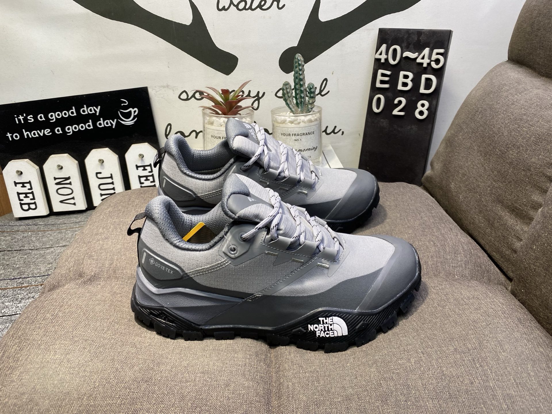 公司级纯原The North Face Offtrail Hike北面轻质防水缓震男士户外越野跑鞋40-45