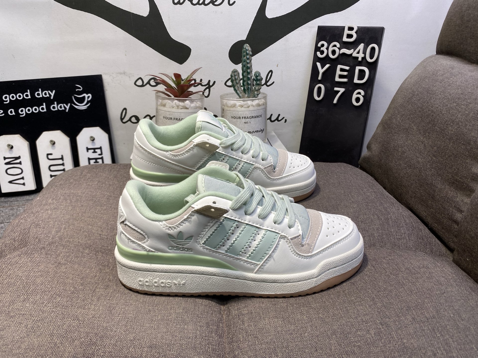 120💰真标半码 阿迪达斯Adidas FORUM LOW CL男女低帮休闲板鞋YED076