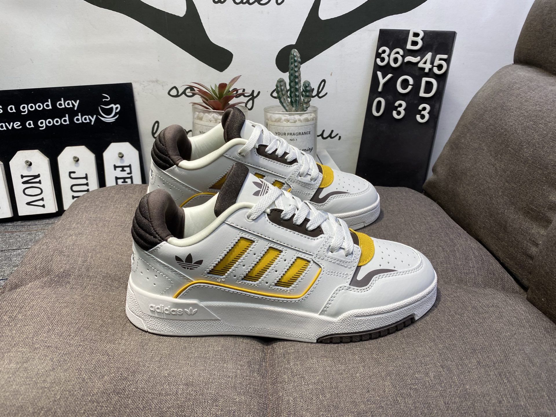 140💰真标半码
Adidas阿迪达斯三叶草DROP STEP运动休闲鞋YCD033