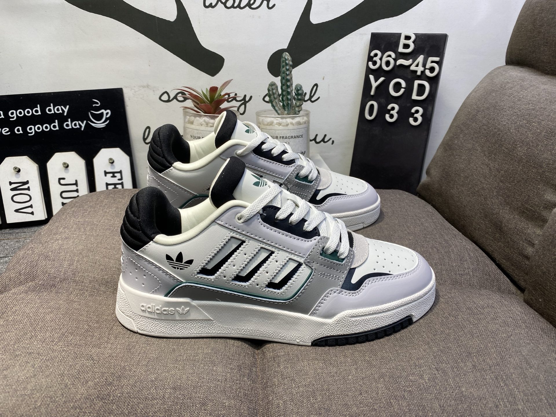 140💰真标半码
Adidas阿迪达斯三叶草DROP STEP运动休闲鞋YCD033