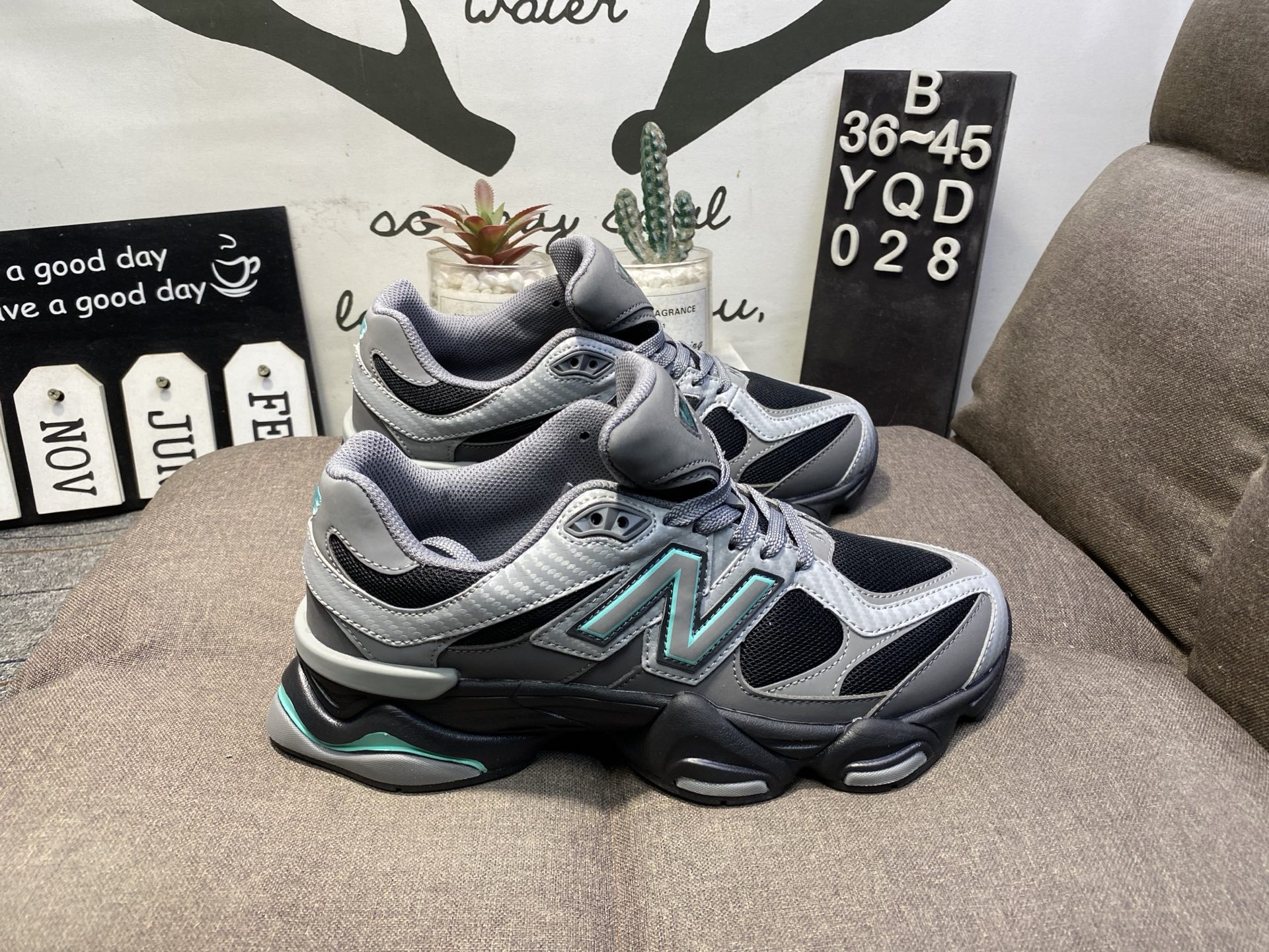 真标带半码 NB新百伦New Balance 9060"Ivory Cream/Pink Sand"系列复古百搭老爹风休闲运动跑步鞋36-45