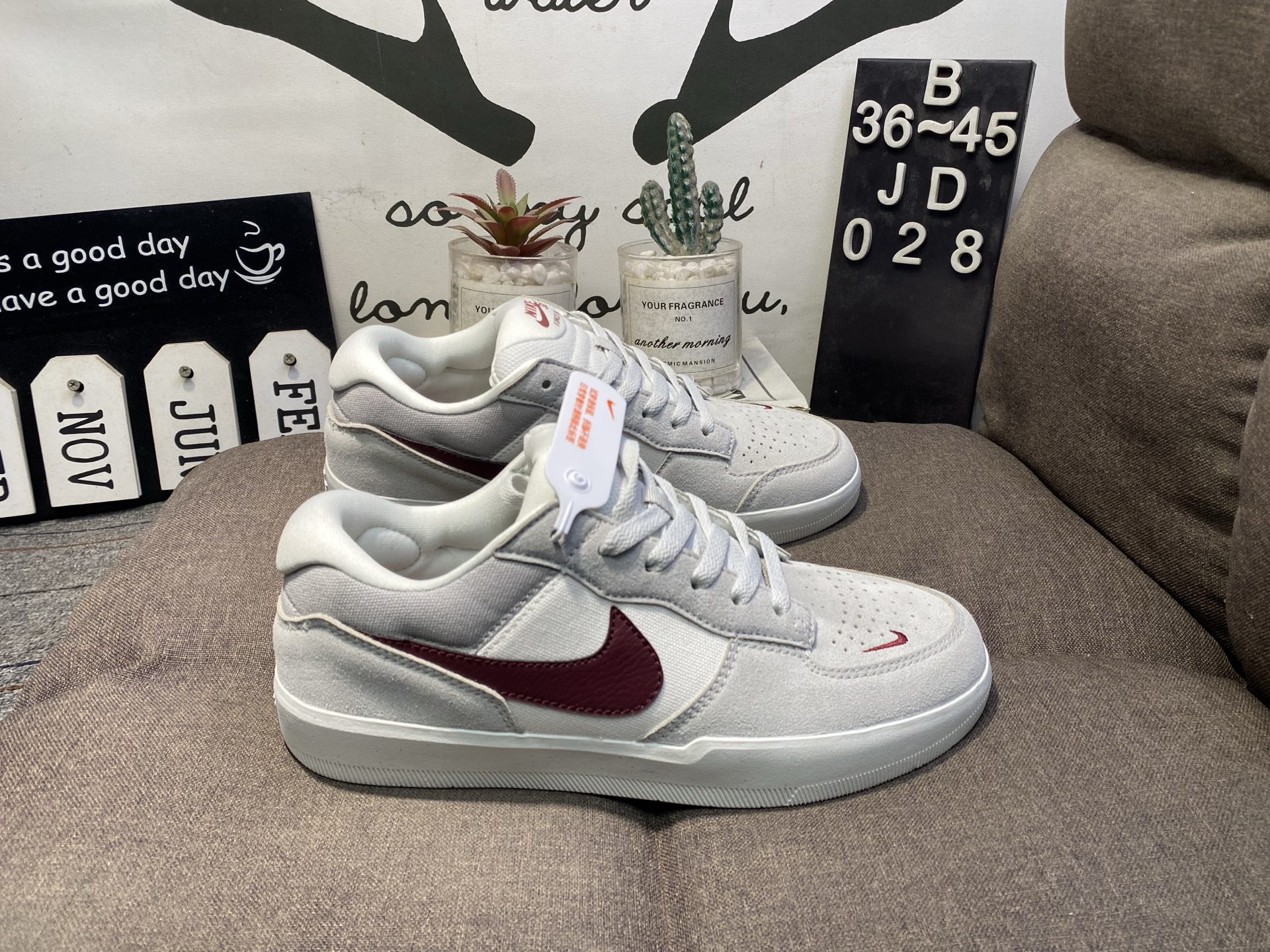 Nike耐克SB FORCE58猪巴革校园运动滑板鞋JD028