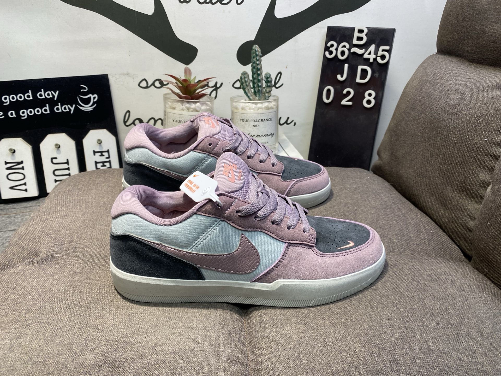 Nike耐克SB FORCE58猪巴革校园运动滑板鞋JD028