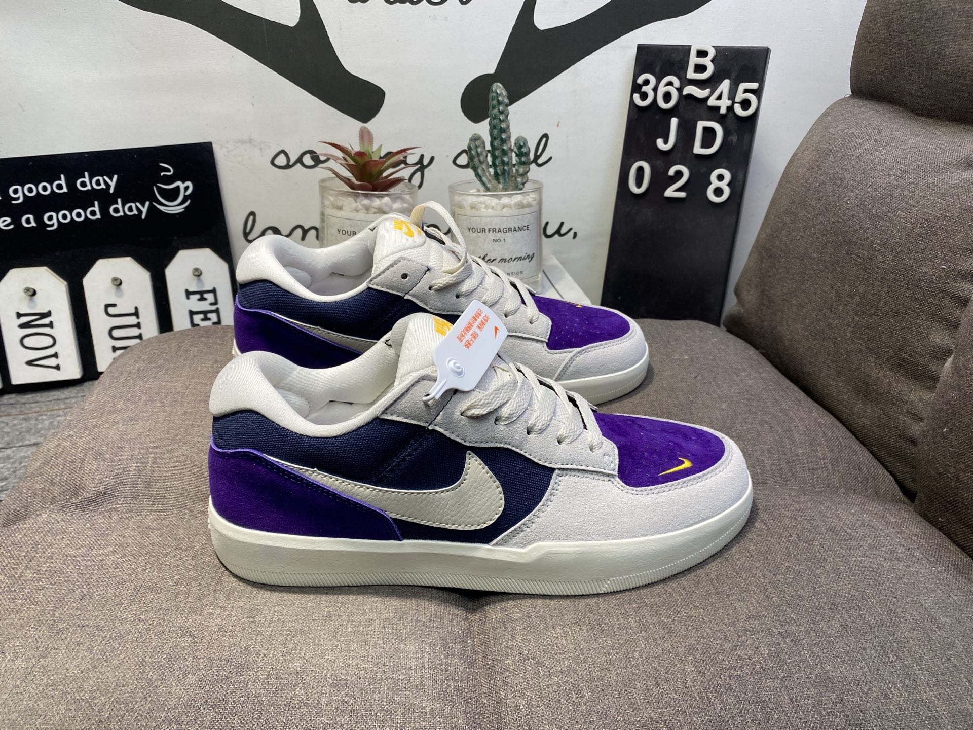 Nike耐克SB FORCE58猪巴革校园运动滑板鞋JD028