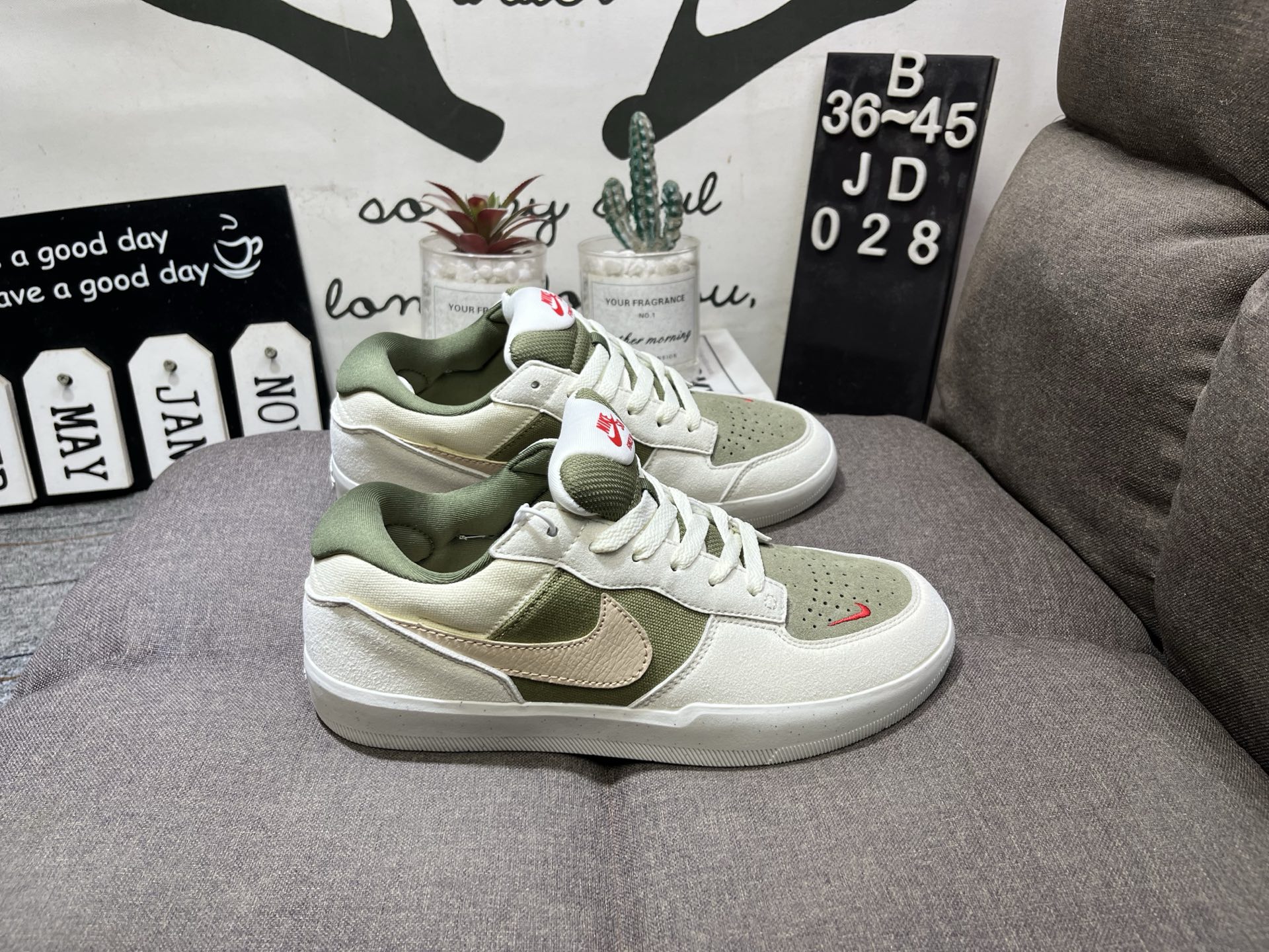 Nike耐克SB FORCE58猪巴革校园运动滑板鞋JD028