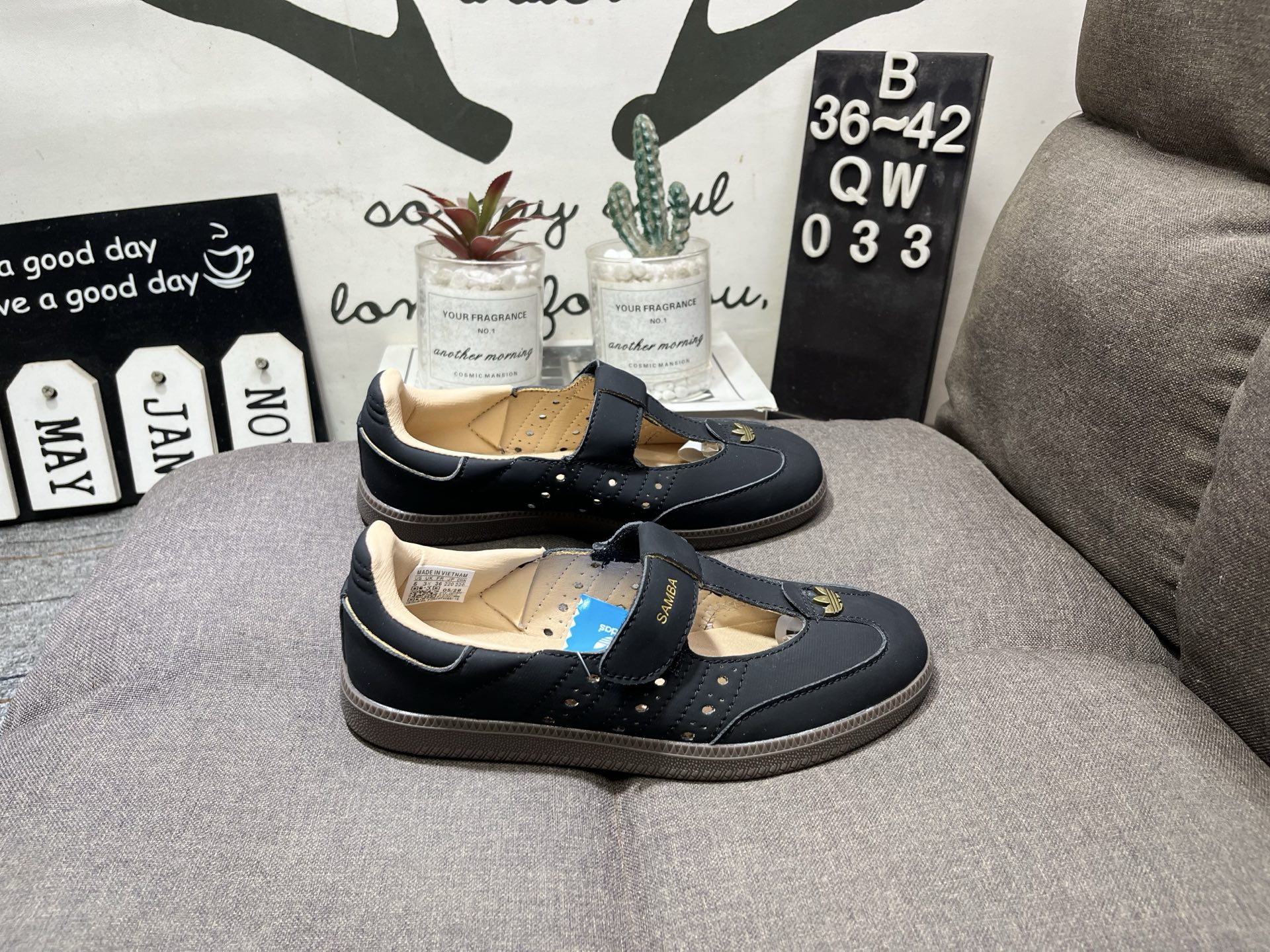 adidas阿迪达斯SAMBA JANE W运动休闲小白鞋QW033