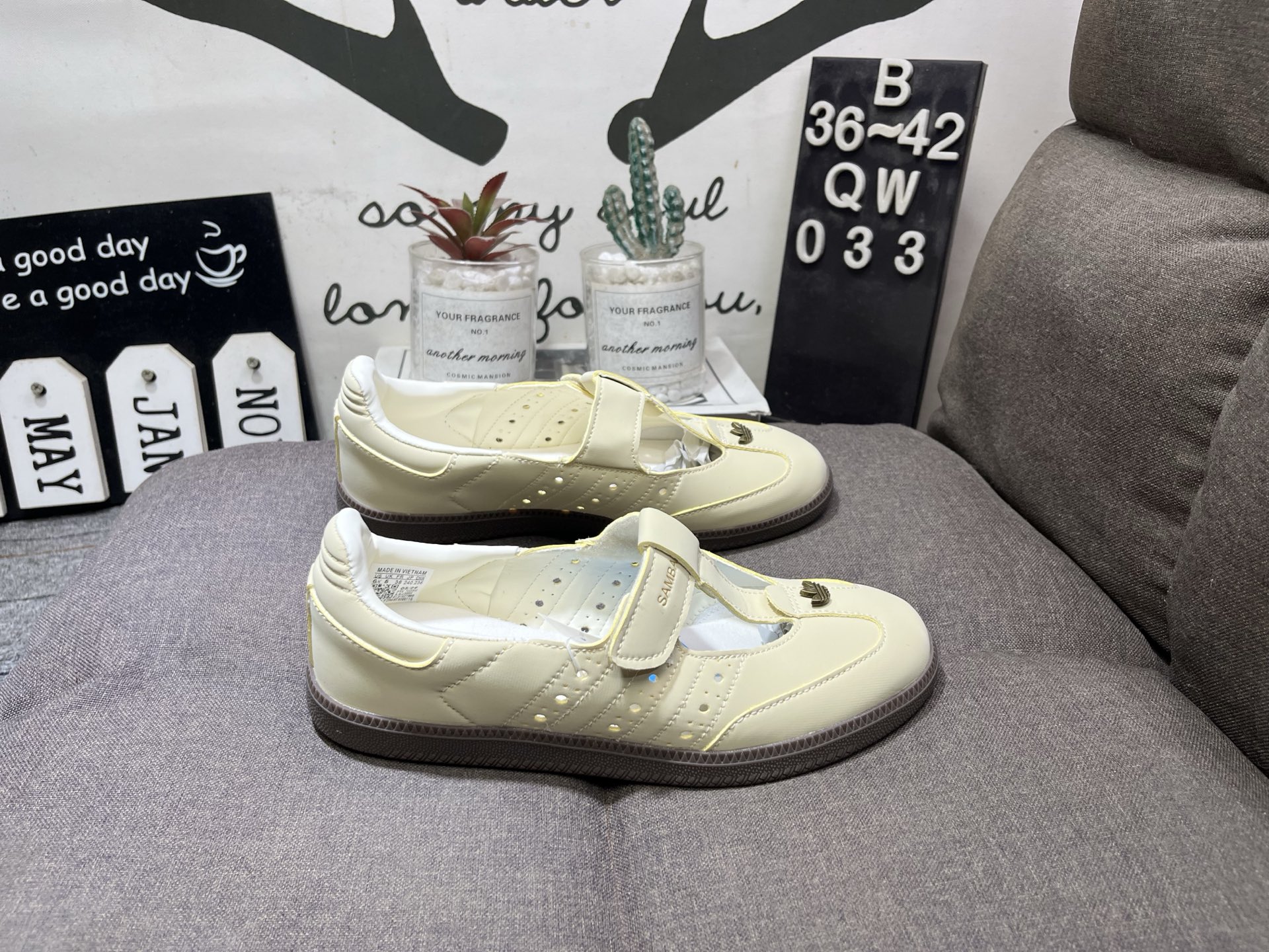 adidas阿迪达斯SAMBA JANE W运动休闲小白鞋QW033