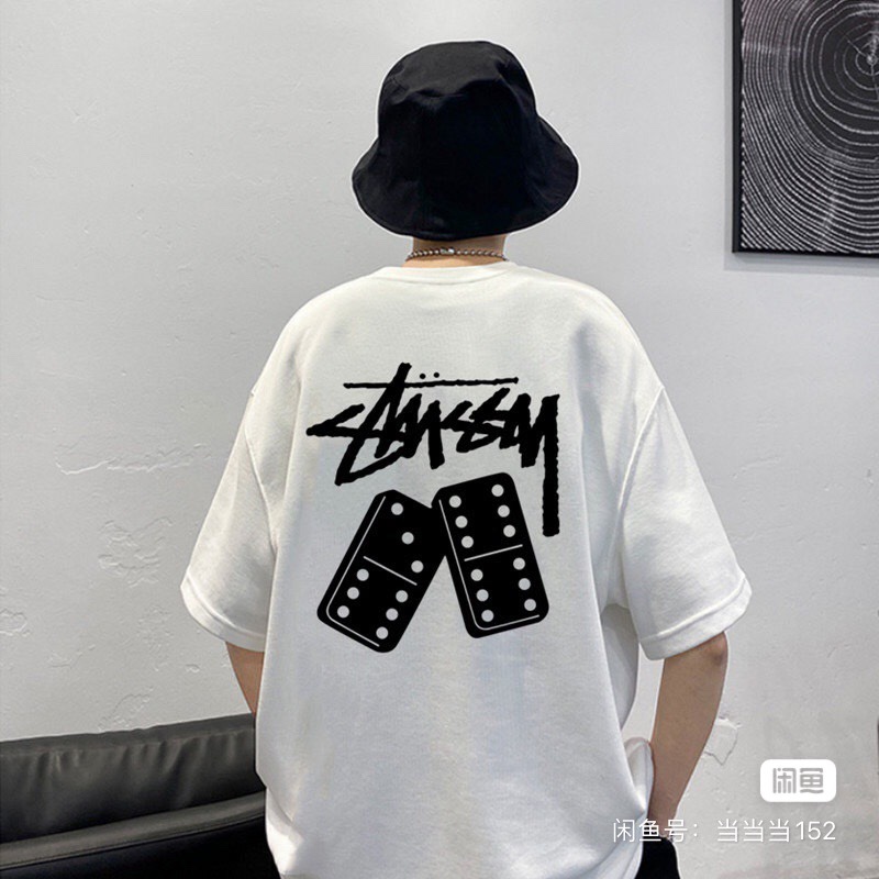 “StUSSY Stussy Dice T-shirt in Black and White for Men and Women”