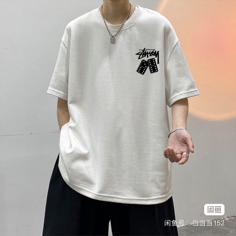 “StUSSY Stussy Dice T-shirt in Black and White for Men and Women” - 图片 2