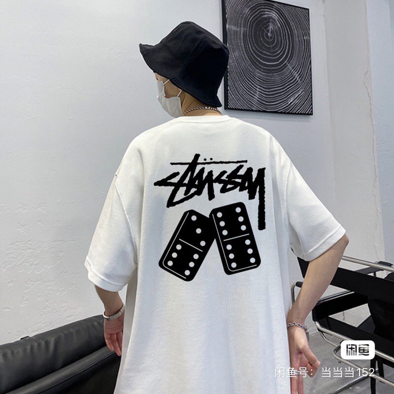 “StUSSY Stussy Dice T-shirt in Black and White for Men and Women” - 图片 6