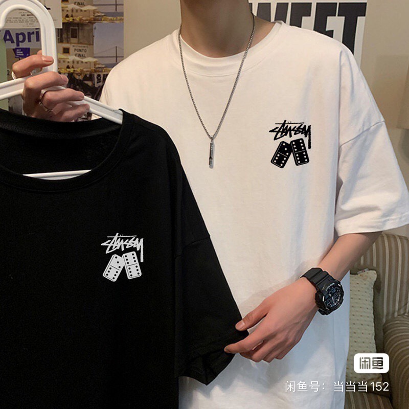 “StUSSY Stussy Dice T-shirt in Black and White for Men and Women” - 图片 8