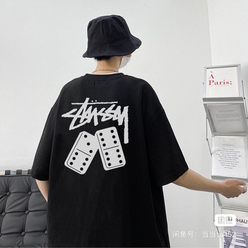 “StUSSY Stussy Dice T-shirt in Black and White for Men and Women” - 图片 4