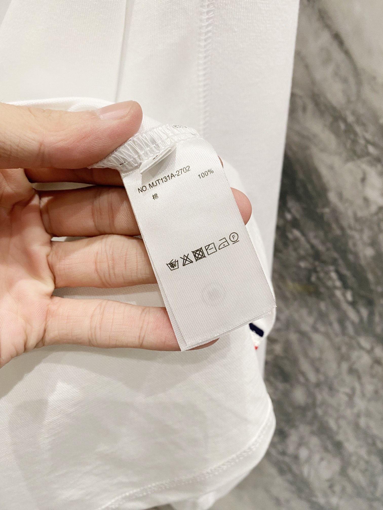 톰브라운 패치워크 리브 면 긴팔 셔츠 상세 이미지 8