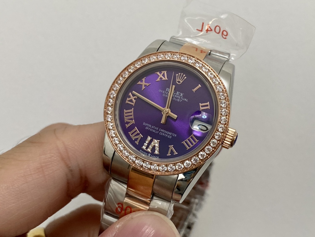 SK Factory レディース ロレックス 日付表示型 31mm