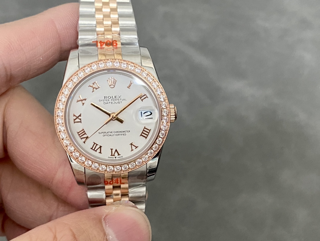 SK Factory 女款 劳力士Rolex 单历日志型31mm - 高品質な自動機械式腕時計