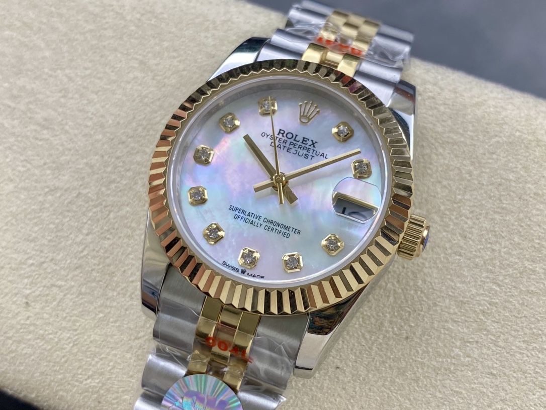 SK Factory 労力士Rolex 日誌型31mm 女性用腕時計