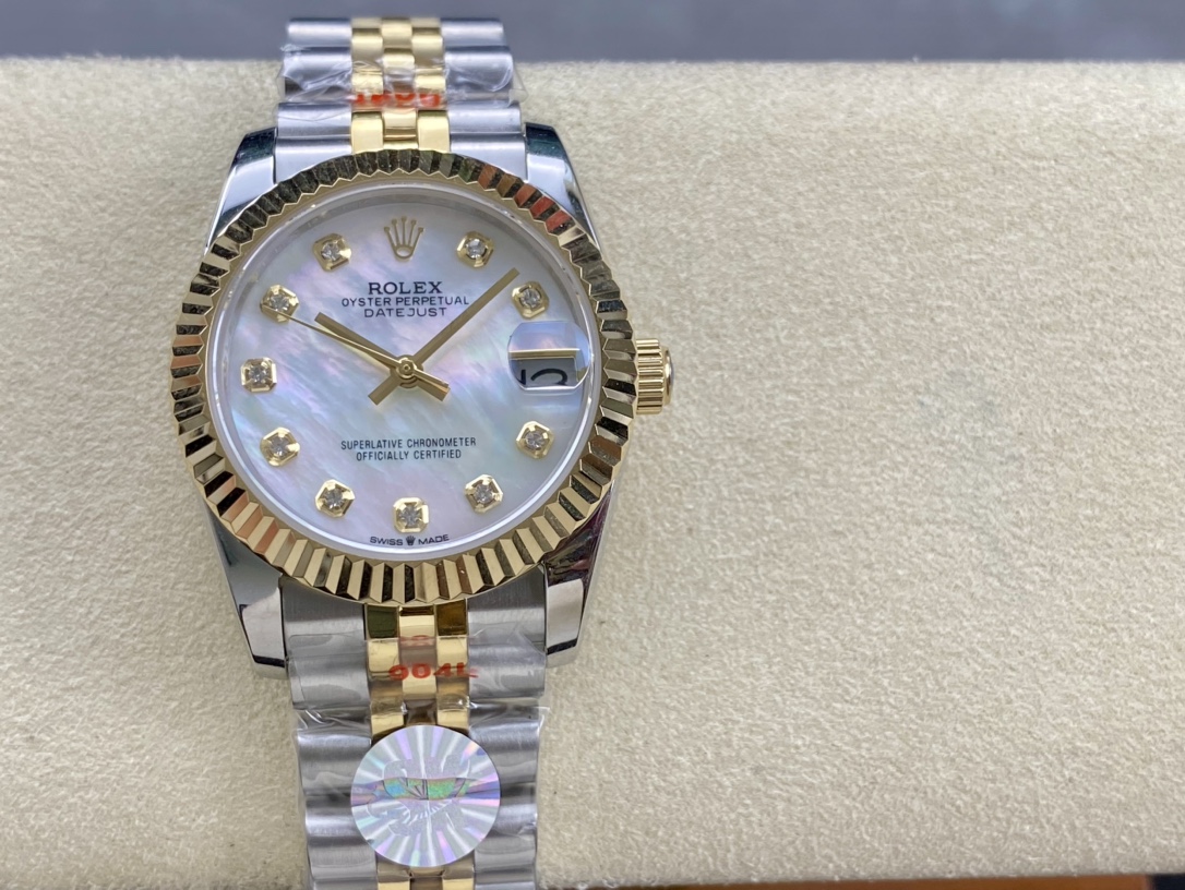 SK Factory 労力士Rolex 日誌型31mm 女性用腕時計