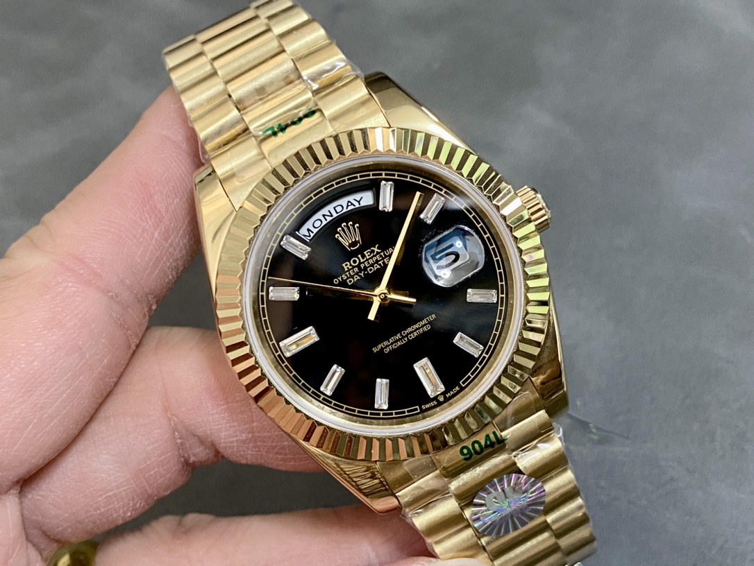 ロレックス 双头粒版本 40mm 自動巻き腕時計