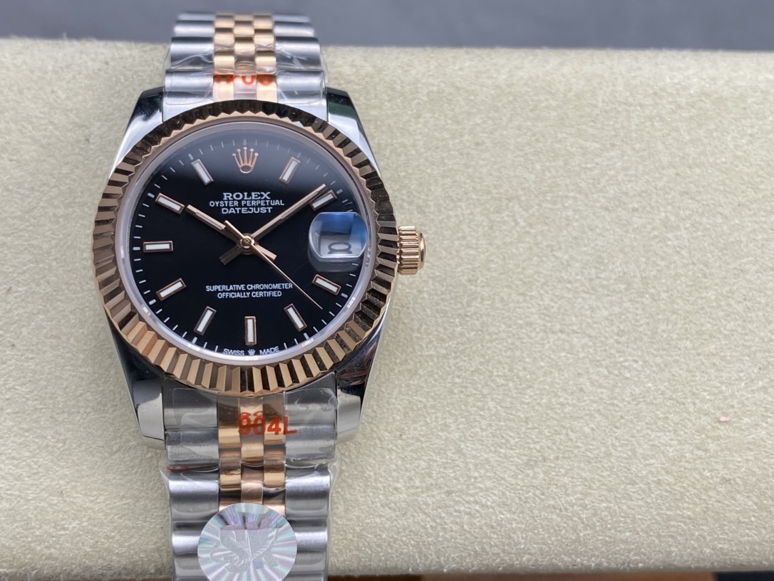 Rolex 双头粒版本 31mm 自動巻きメカニズム